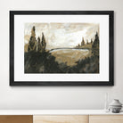 Vintage Rolling Hills by Yvette St. Amant on GIANT ART - black