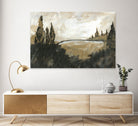 Vintage Rolling Hills by Yvette St. Amant on GIANT ART - black