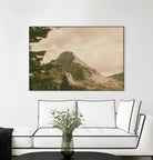 Mountainous I by Nathan Larson on GIANT ART - brown