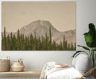 Mountainous IV by Nathan Larson on GIANT ART - brown