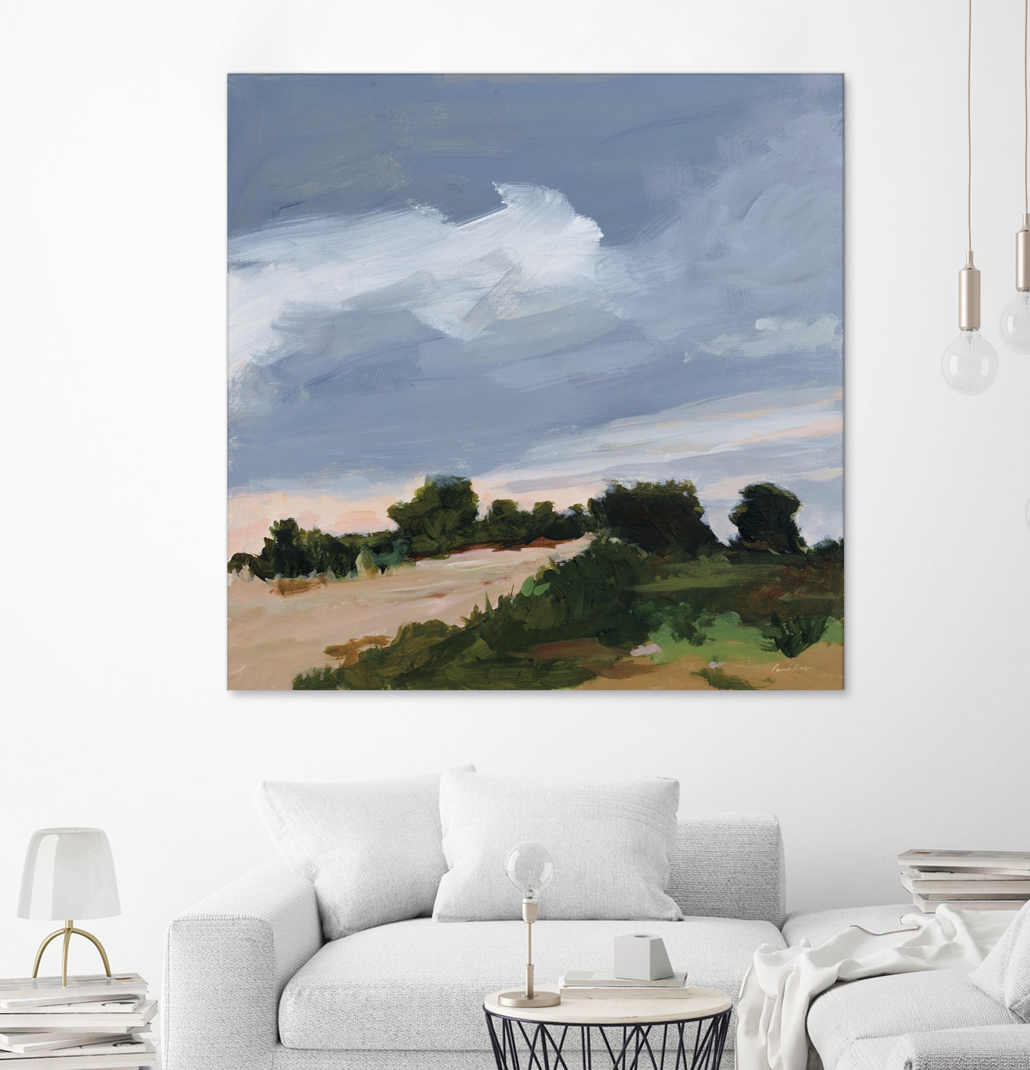 Darkening by Pamela Munger on GIANT ART - blue