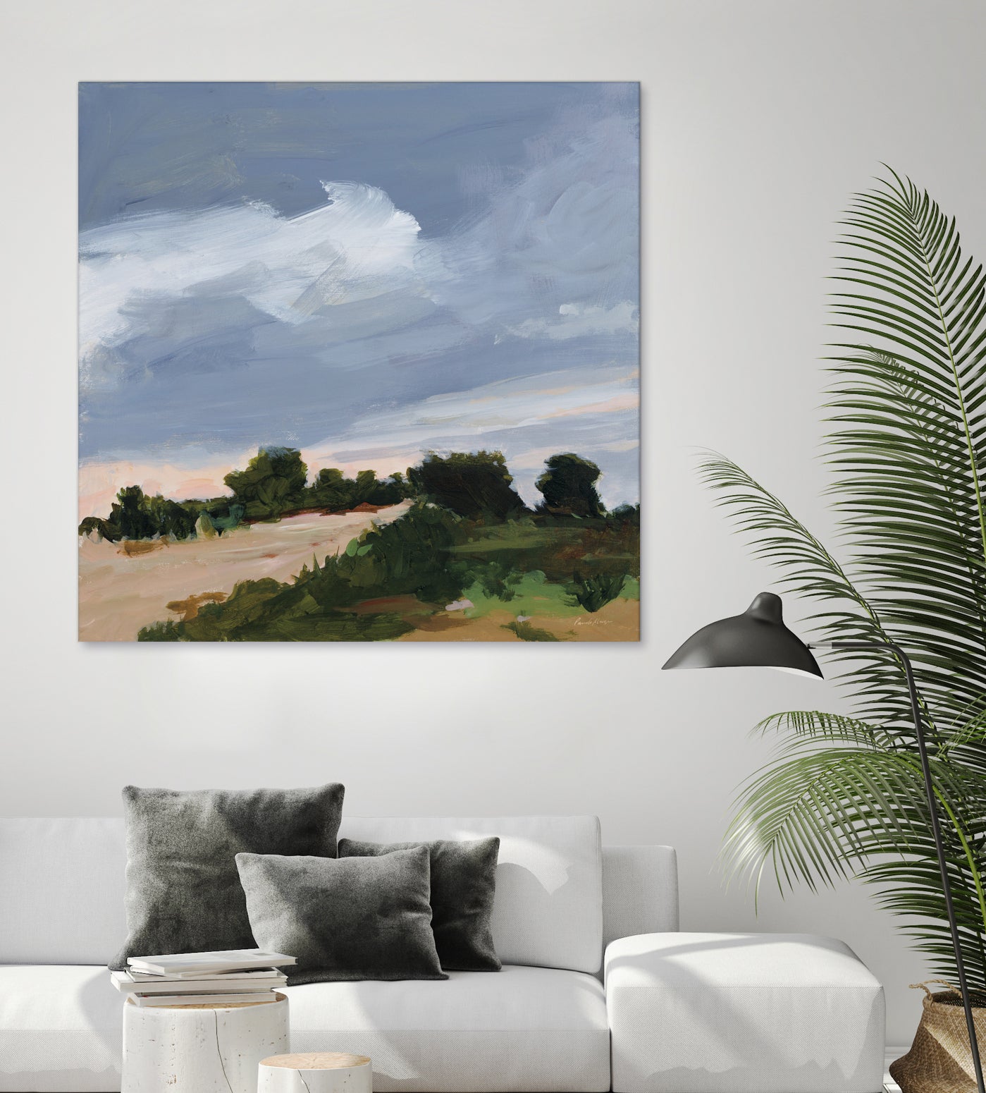 Darkening by Pamela Munger on GIANT ART - blue