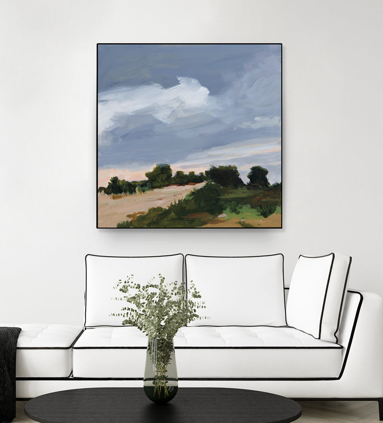 Darkening by Pamela Munger on GIANT ART - blue