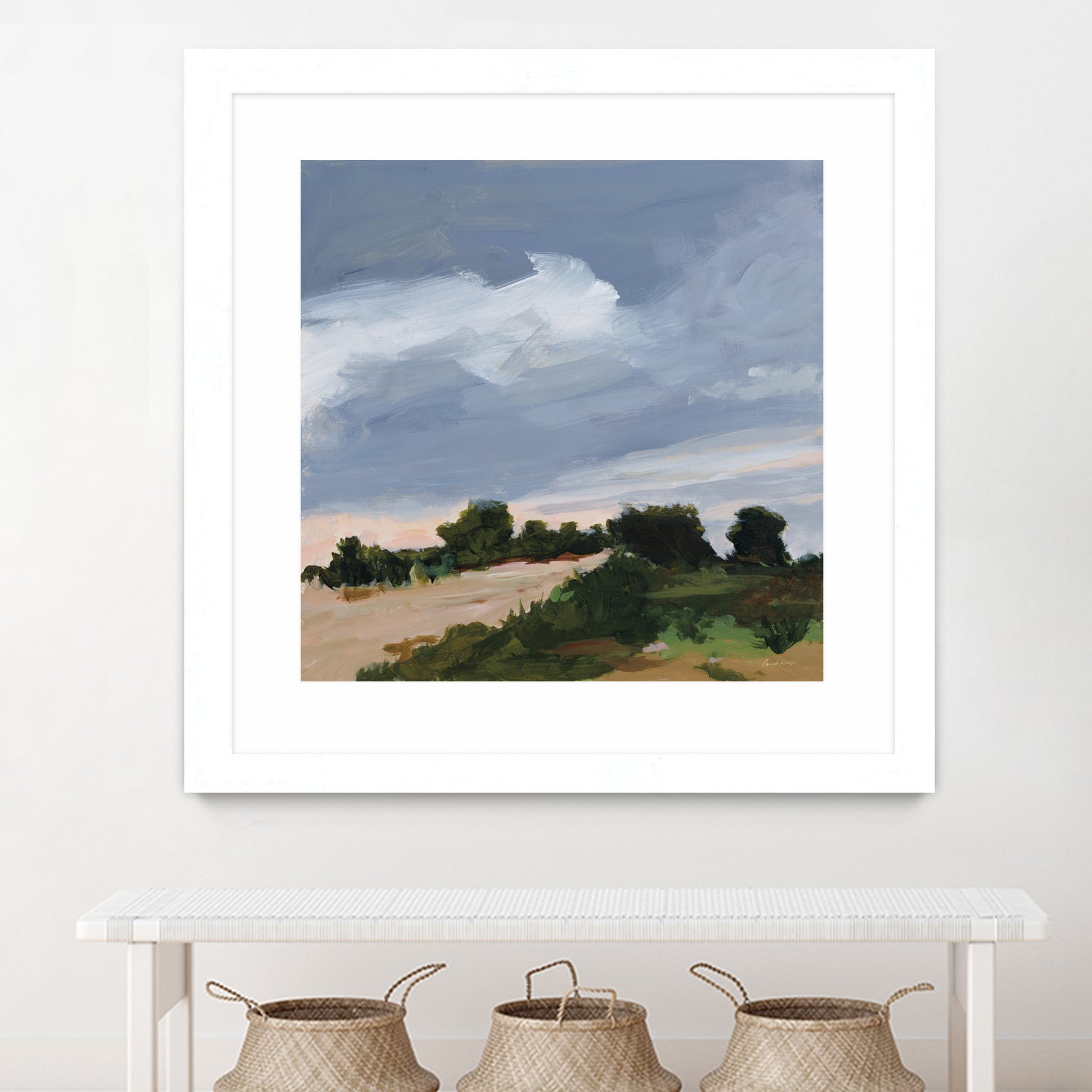 Darkening by Pamela Munger on GIANT ART - blue