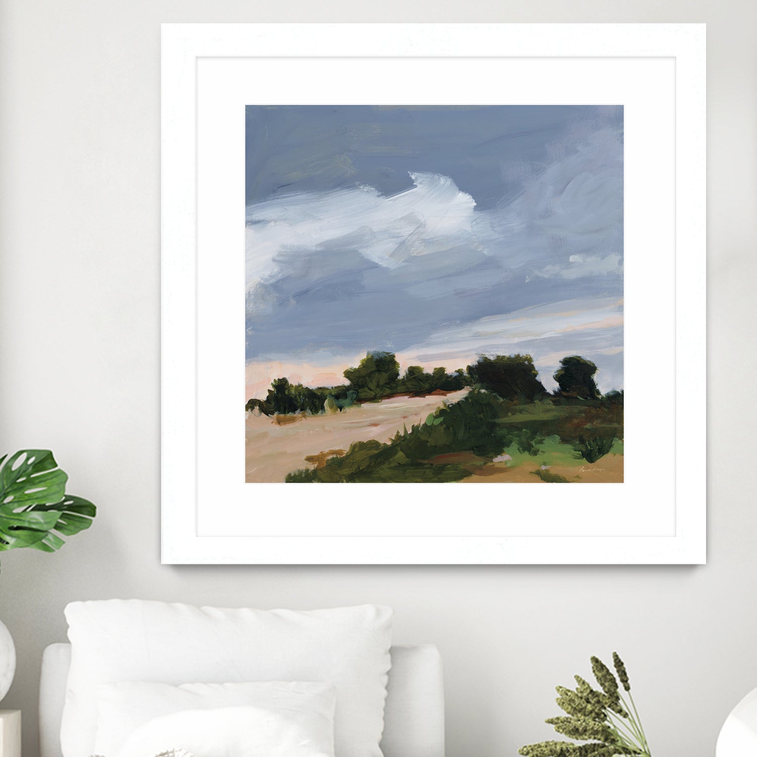 Darkening by Pamela Munger on GIANT ART - blue