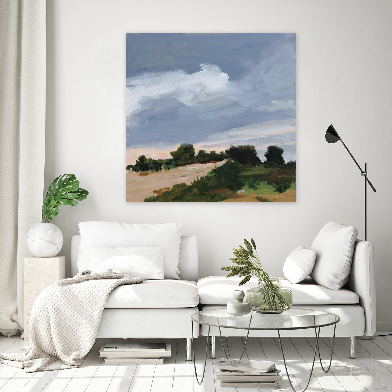 Darkening by Pamela Munger on GIANT ART - blue