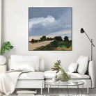 Darkening by Pamela Munger on GIANT ART - blue