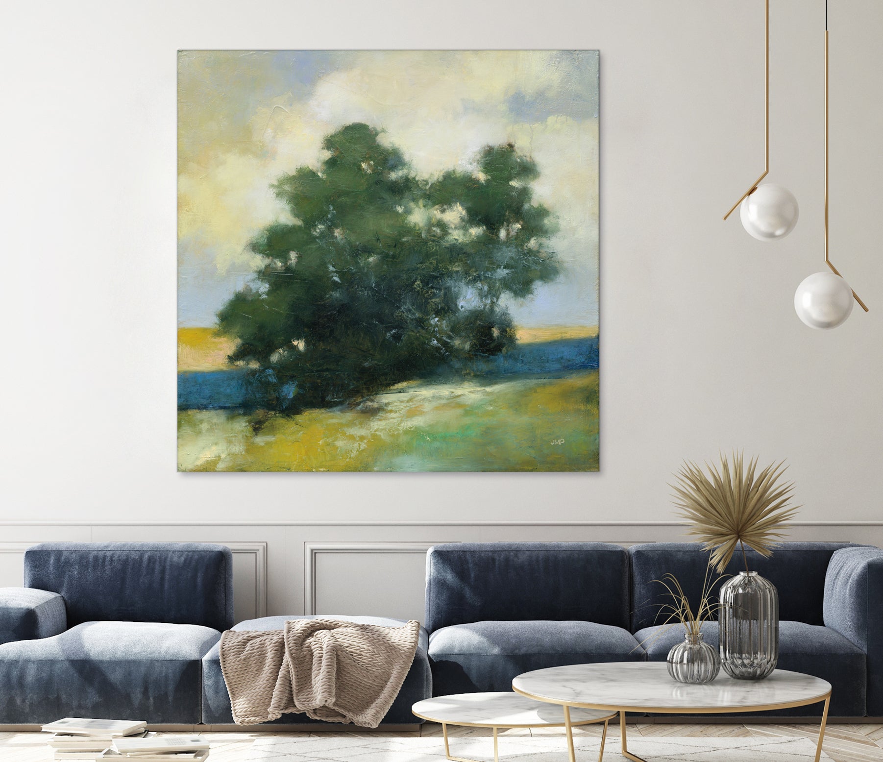 Solitary by Julia Purinton on GIANT ART - blue