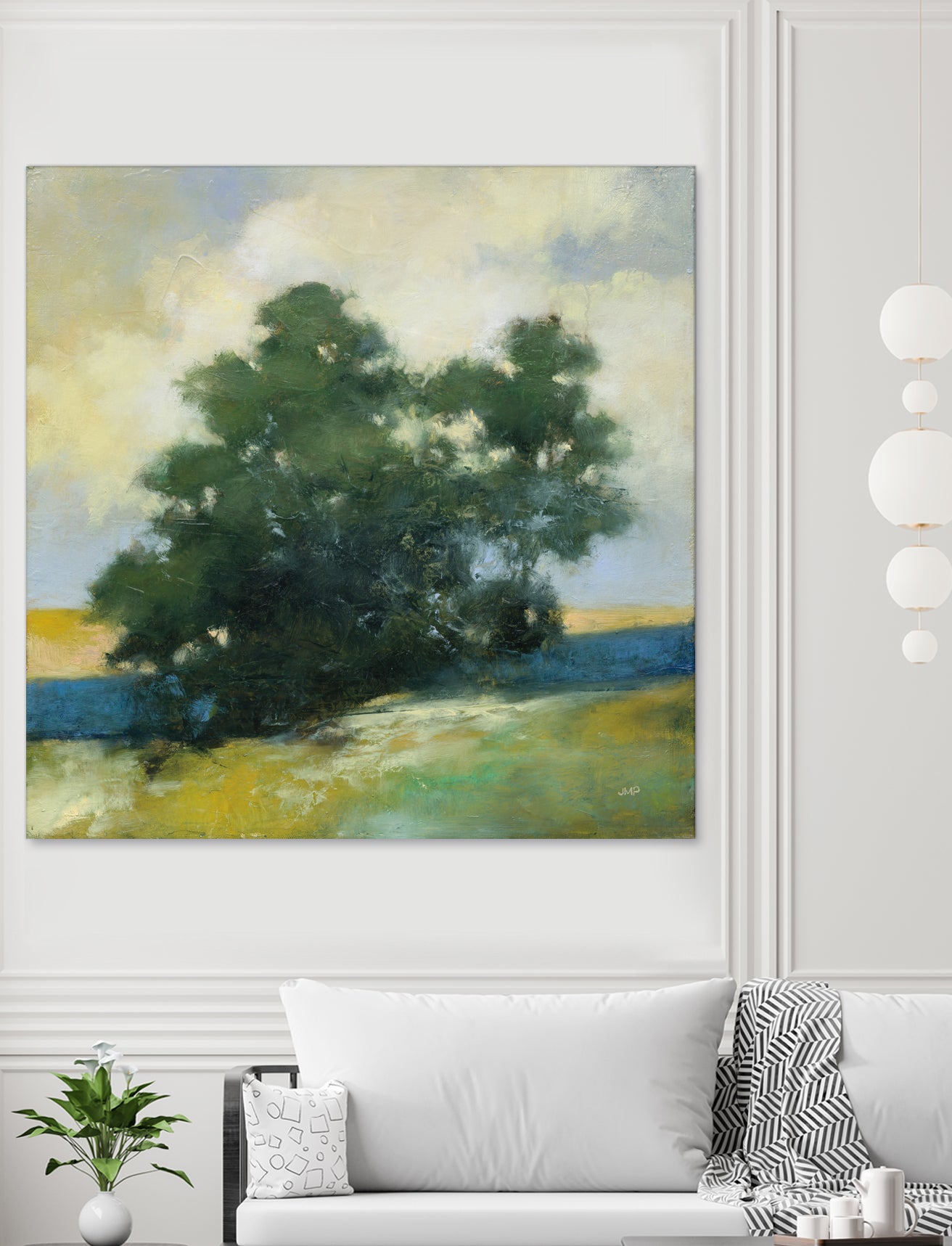 Solitary by Julia Purinton on GIANT ART - blue