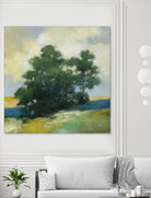 Solitary by Julia Purinton on GIANT ART - blue