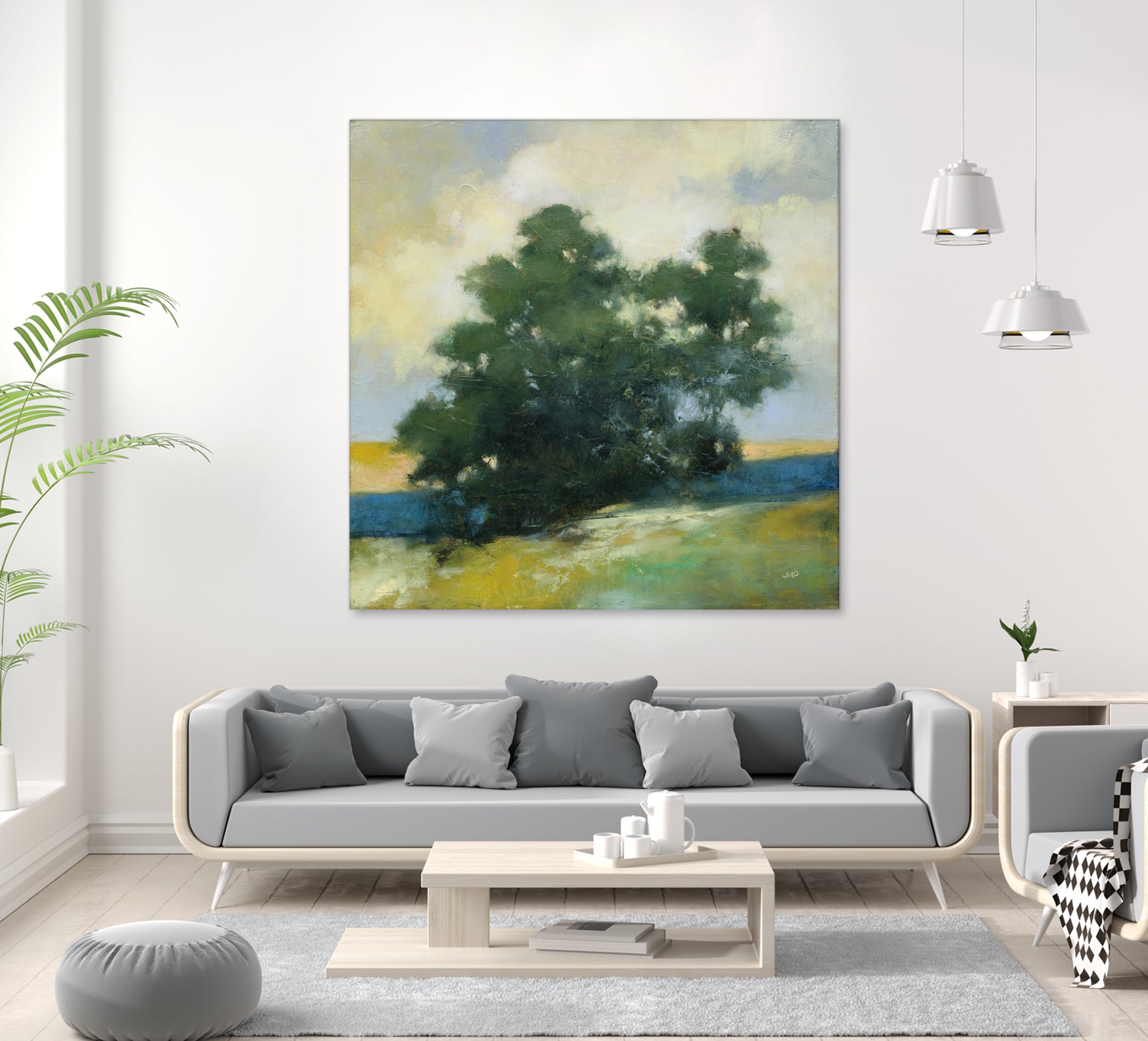 Solitary by Julia Purinton on GIANT ART - blue