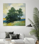 Solitary by Julia Purinton on GIANT ART - blue