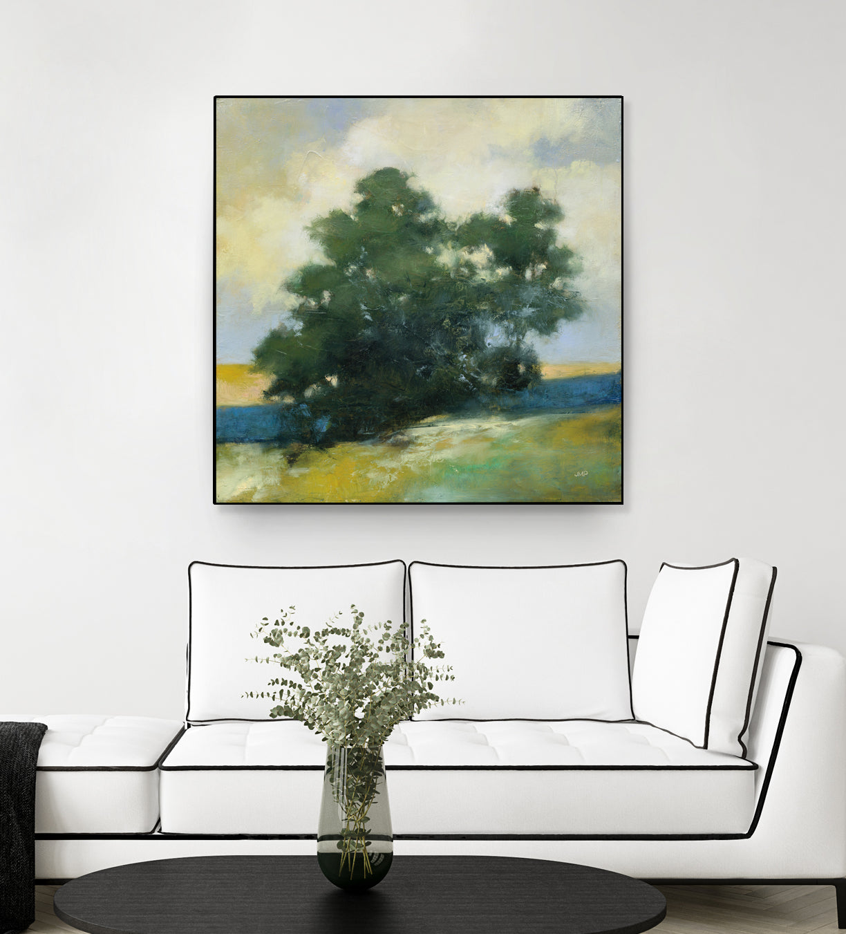 Solitary by Julia Purinton on GIANT ART - blue