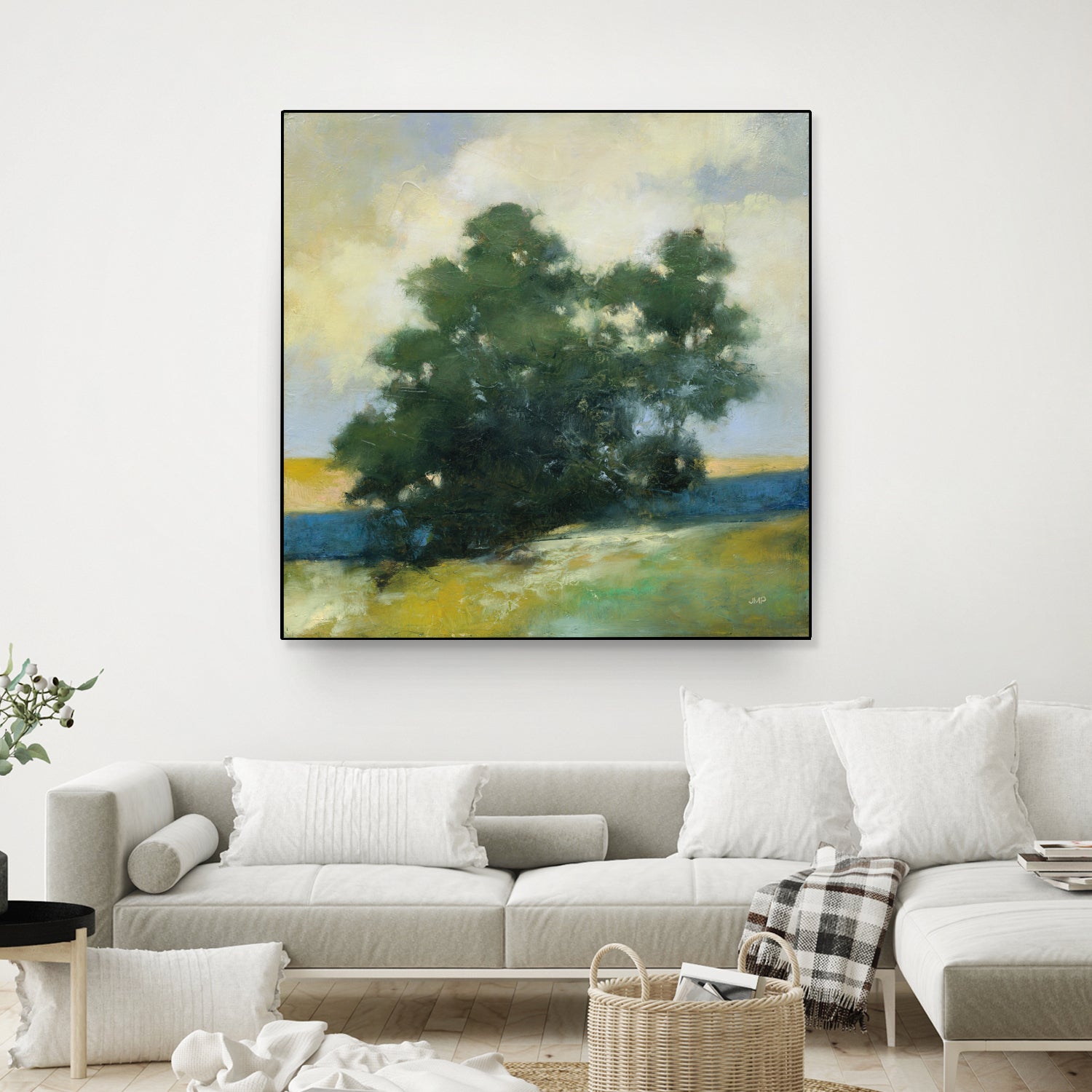 Solitary by Julia Purinton on GIANT ART - blue