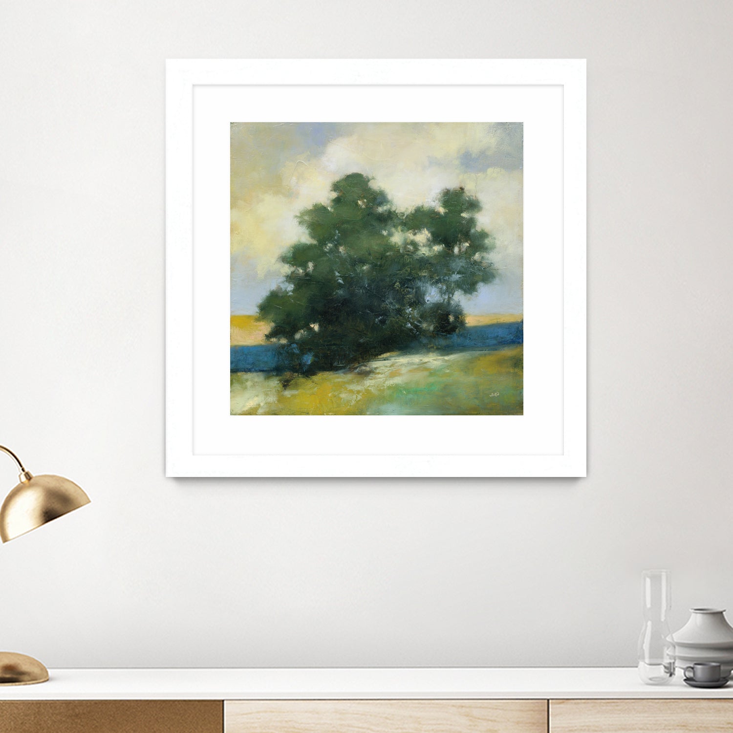 Solitary by Julia Purinton on GIANT ART - blue