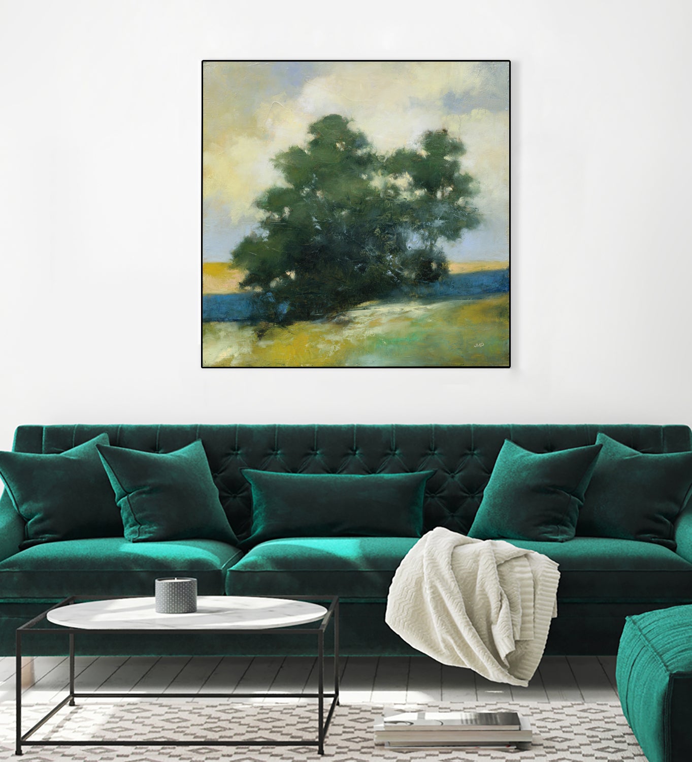 Solitary by Julia Purinton on GIANT ART - blue