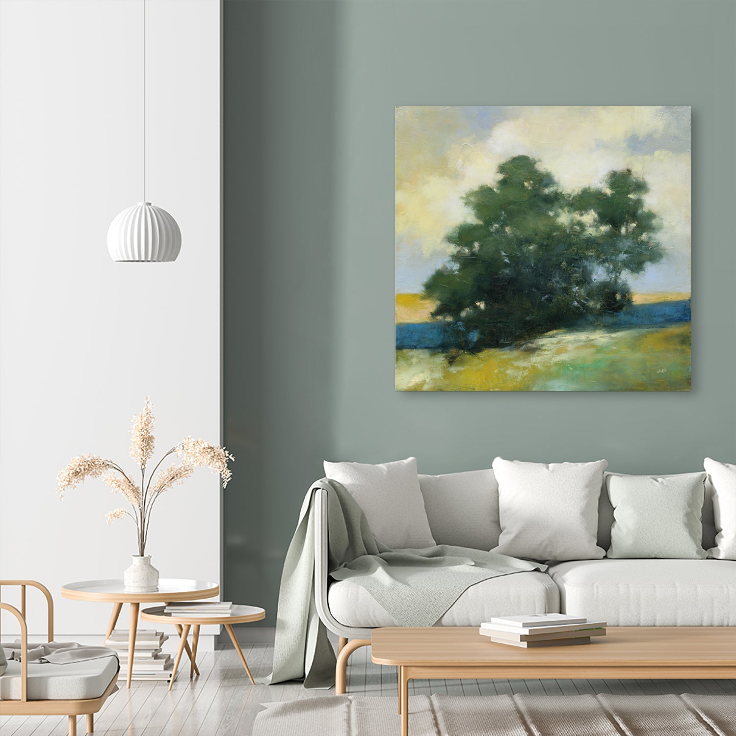 Solitary by Julia Purinton on GIANT ART - blue