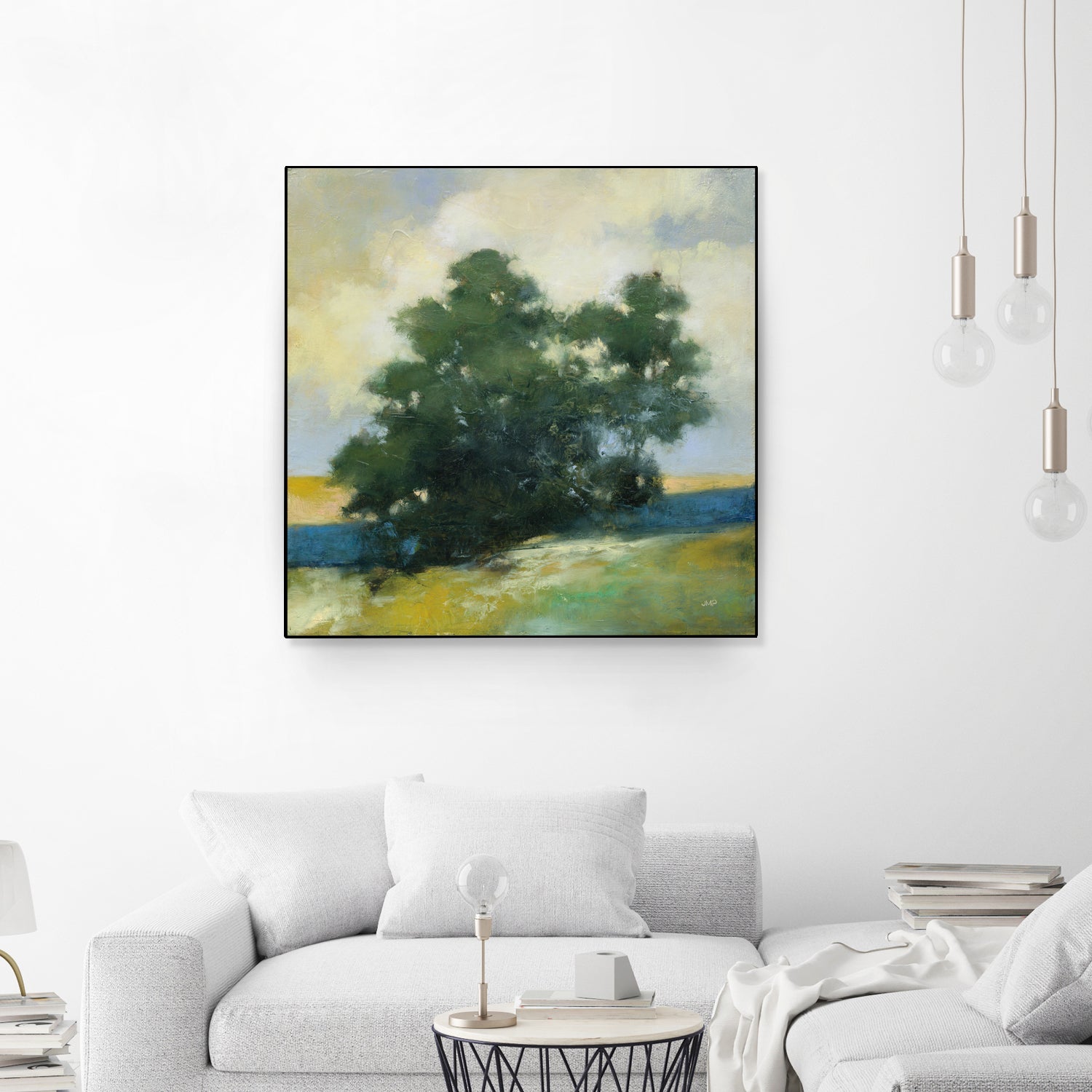 Solitary by Julia Purinton on GIANT ART - blue