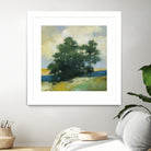 Solitary by Julia Purinton on GIANT ART - blue