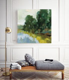 Willows by the Pond II by Silvia Vassileva on GIANT ART - blue