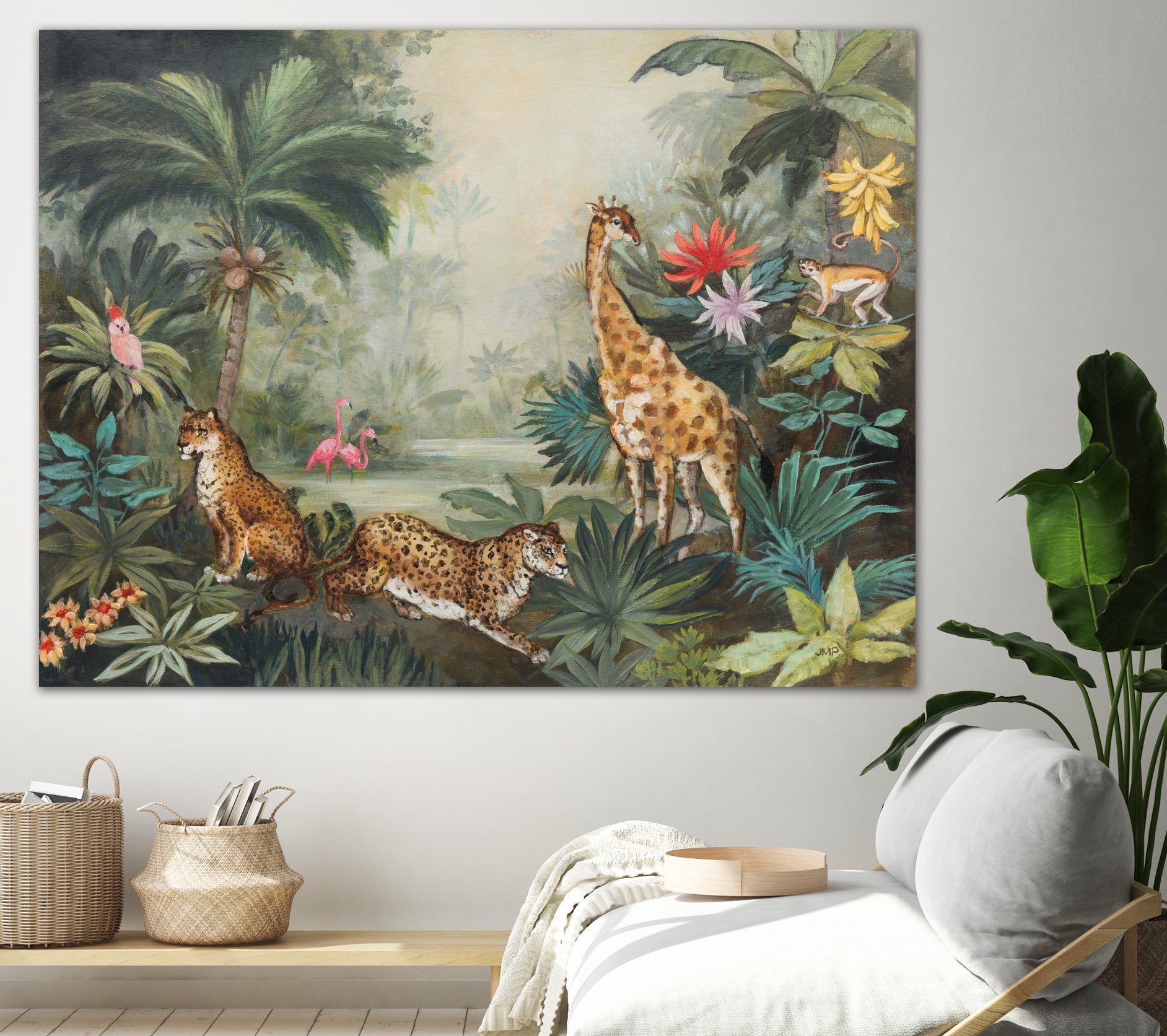 Jungle Life by Julia Purinton on GIANT ART - multi botanical floral