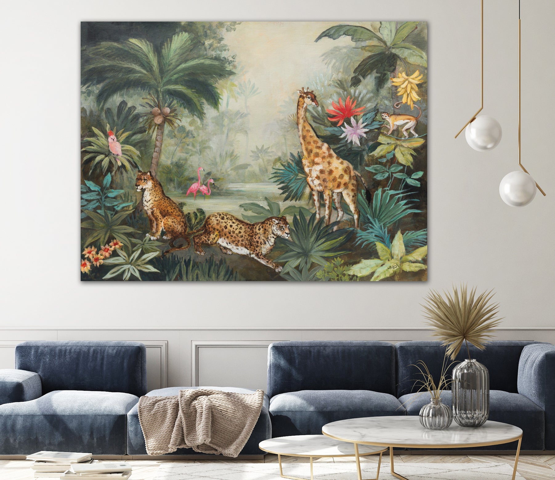 Jungle Life by Julia Purinton on GIANT ART - multi botanical floral
