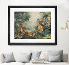 Jungle Life by Julia Purinton on GIANT ART - multi botanical floral