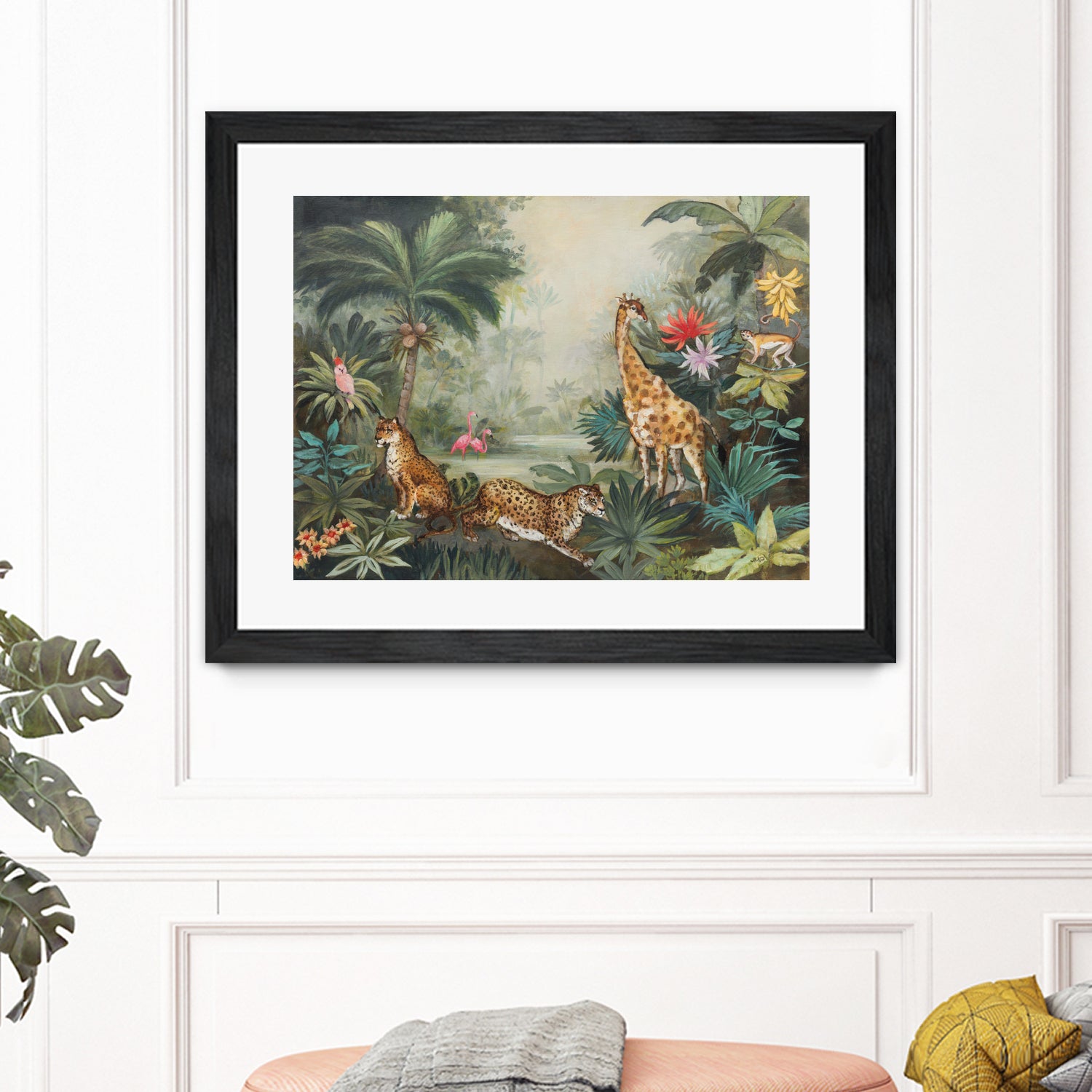 Jungle Life by Julia Purinton on GIANT ART - multi botanical floral