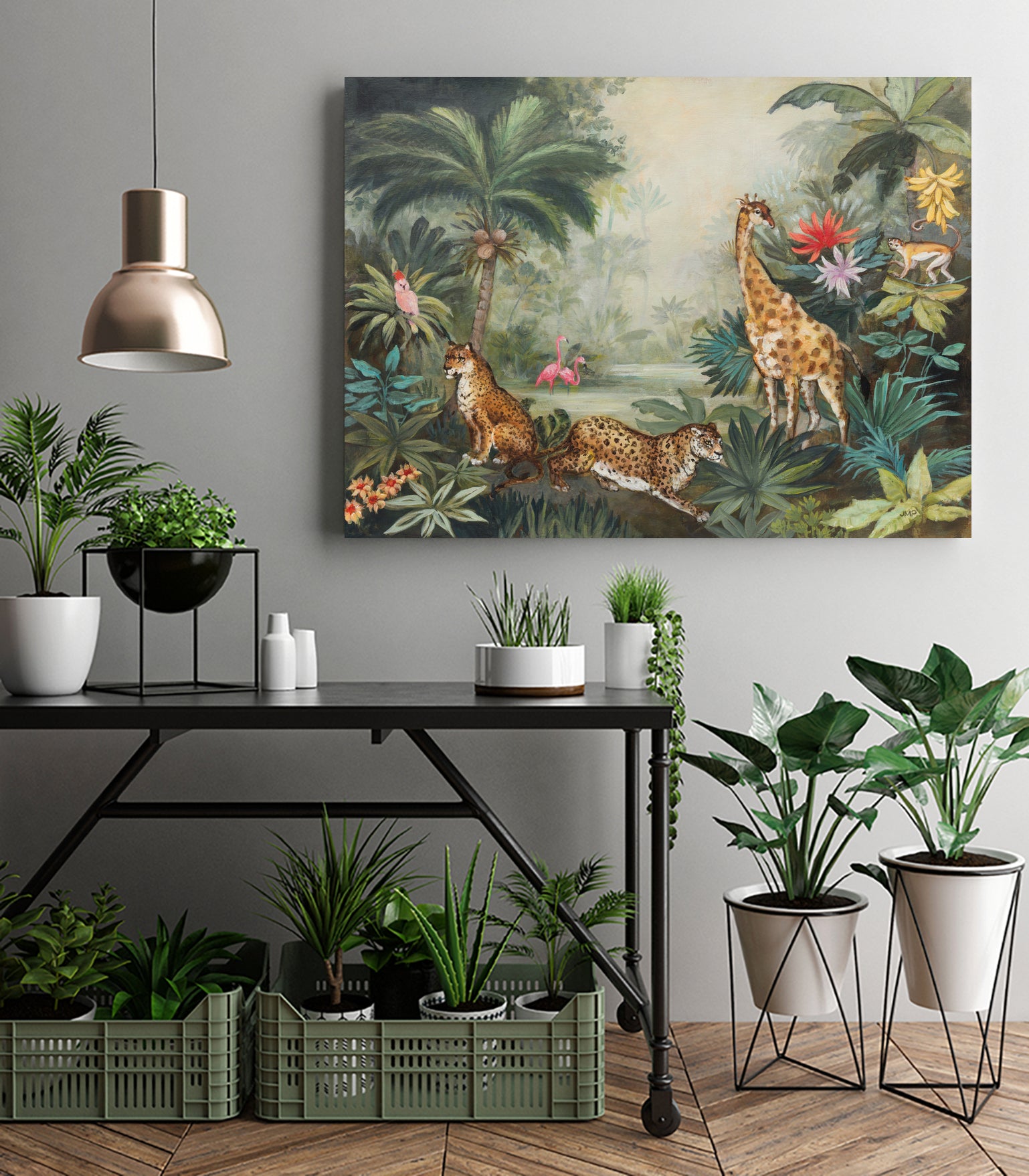 Jungle Life by Julia Purinton on GIANT ART - multi botanical floral