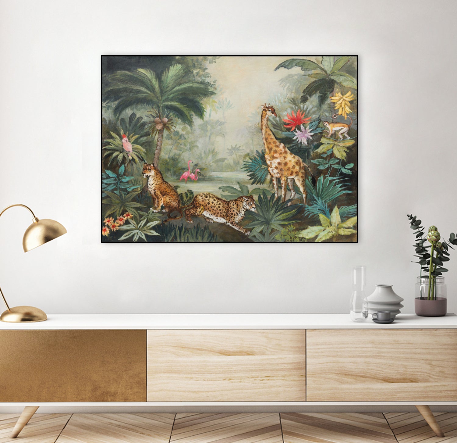 Jungle Life by Julia Purinton on GIANT ART - multi botanical floral