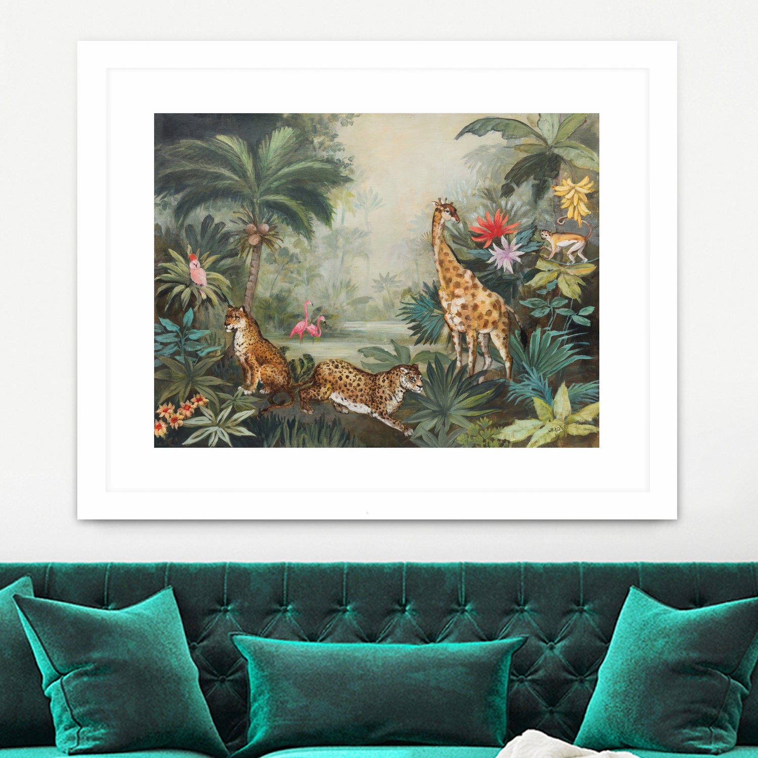 Jungle Life by Julia Purinton on GIANT ART - multi botanical floral