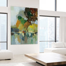 Lake in the Park I by Silvia Vassileva on GIANT ART - blue