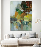 Lake in the Park I by Silvia Vassileva on GIANT ART - blue