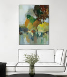 Lake in the Park I by Silvia Vassileva on GIANT ART - blue