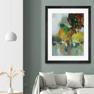 Lake in the Park I by Silvia Vassileva on GIANT ART - blue