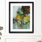 Lake in the Park I by Silvia Vassileva on GIANT ART - blue