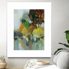 Lake in the Park I by Silvia Vassileva on GIANT ART - blue