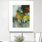 Lake in the Park I by Silvia Vassileva on GIANT ART - blue