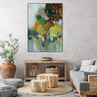 Lake in the Park I by Silvia Vassileva on GIANT ART - blue