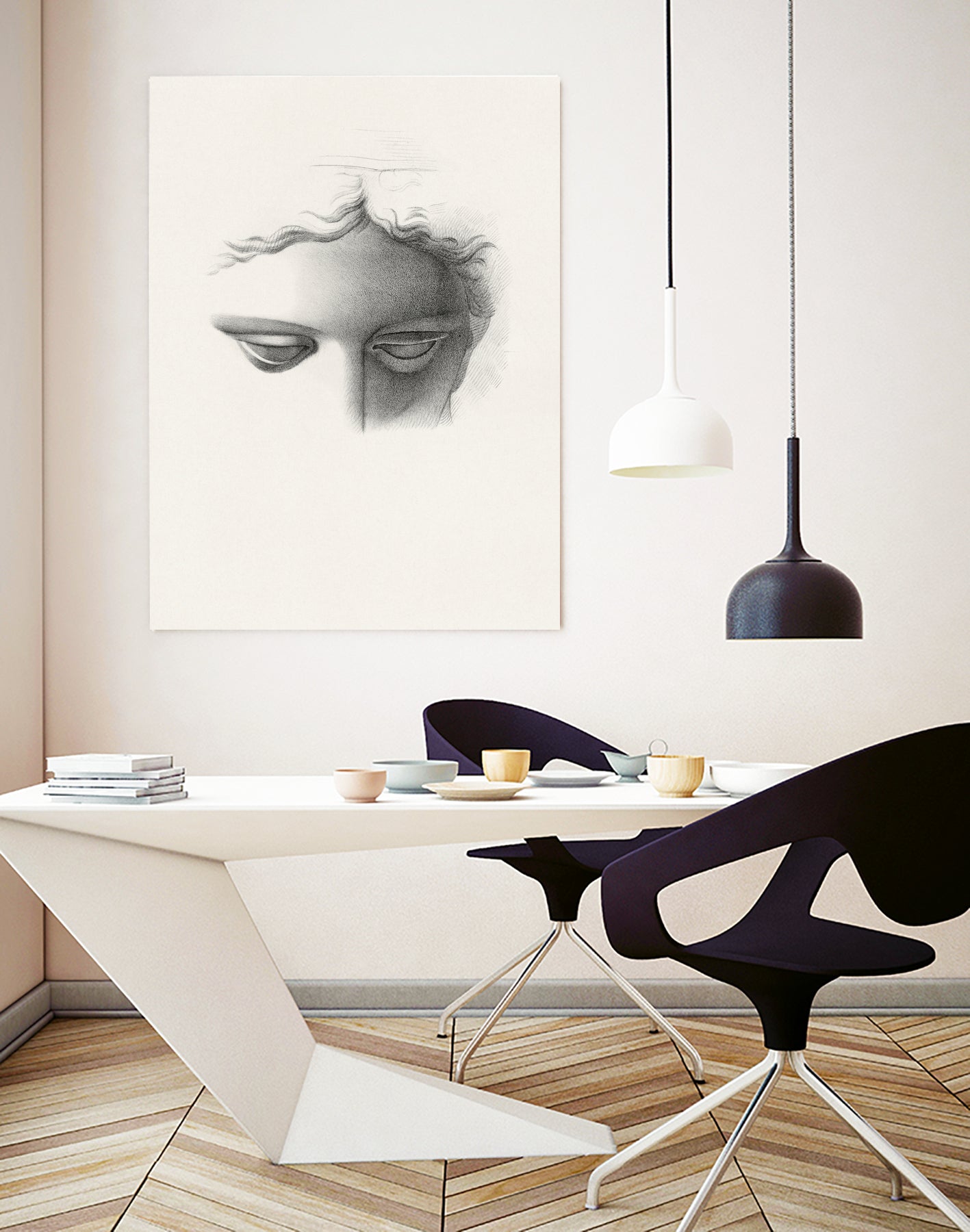 Classic Reverie by Wild Apple Portfolio on GIANT ART - grey figurative