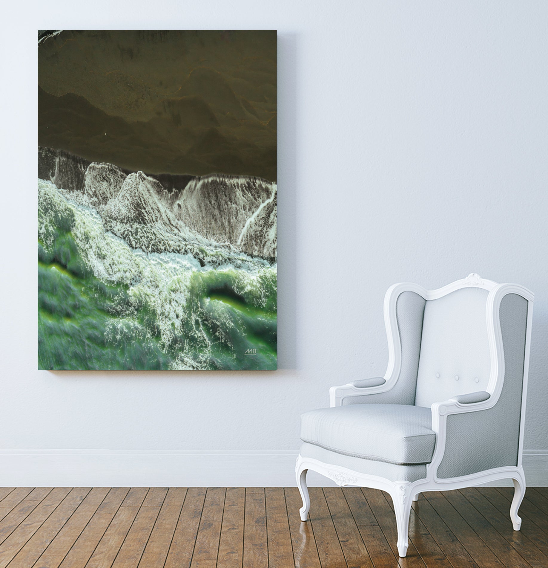 Iceland Shores by Max Blakesberg Studios on GIANT ART - brown landscape