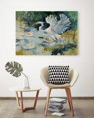 Shoreline Bird 2 by Dusza on GIANT ART - purple landscapes