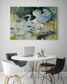 Shoreline Bird 2 by Dusza on GIANT ART - purple landscapes