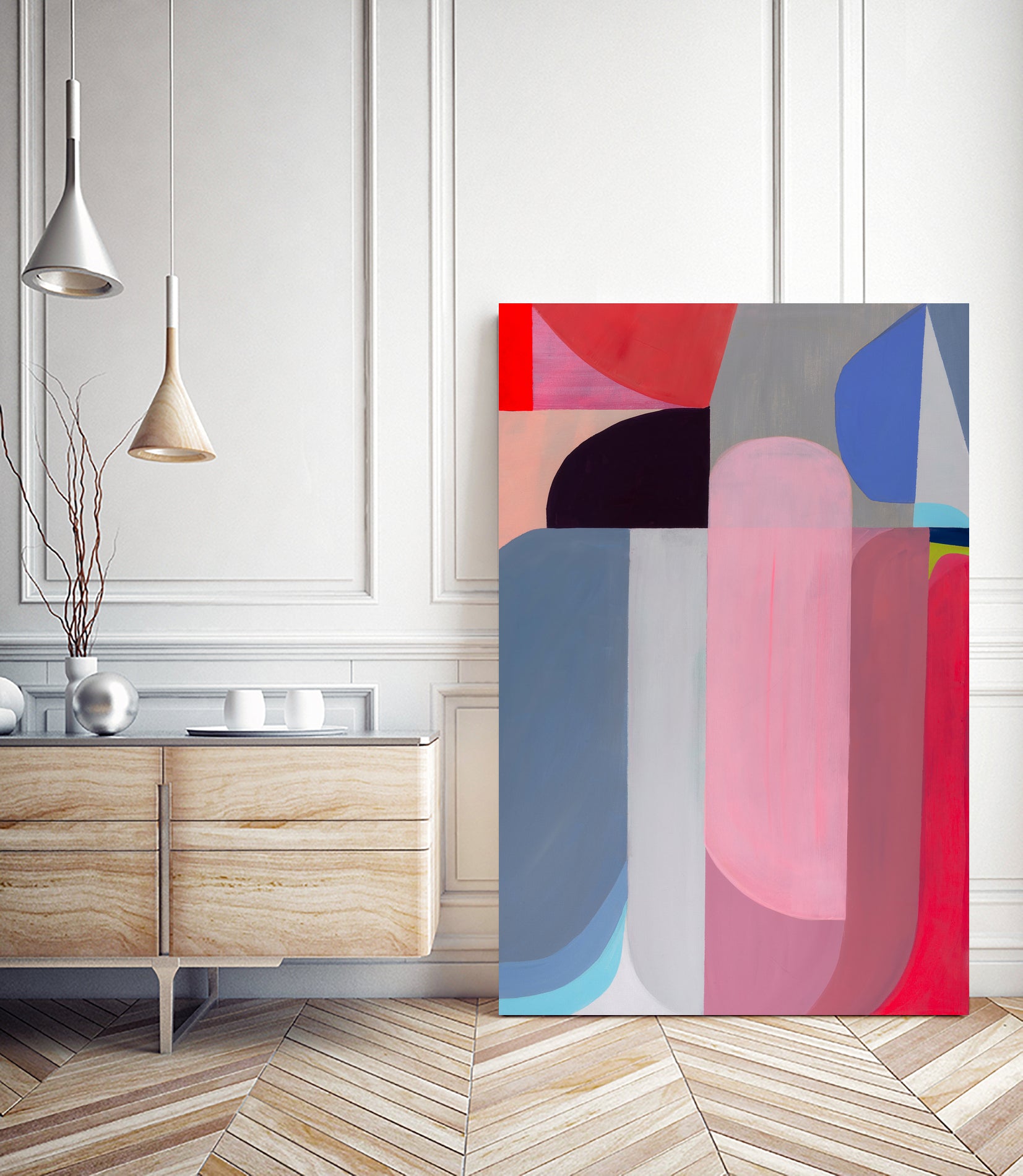 Traumerei by Marion Griese on GIANT ART - pink abstract