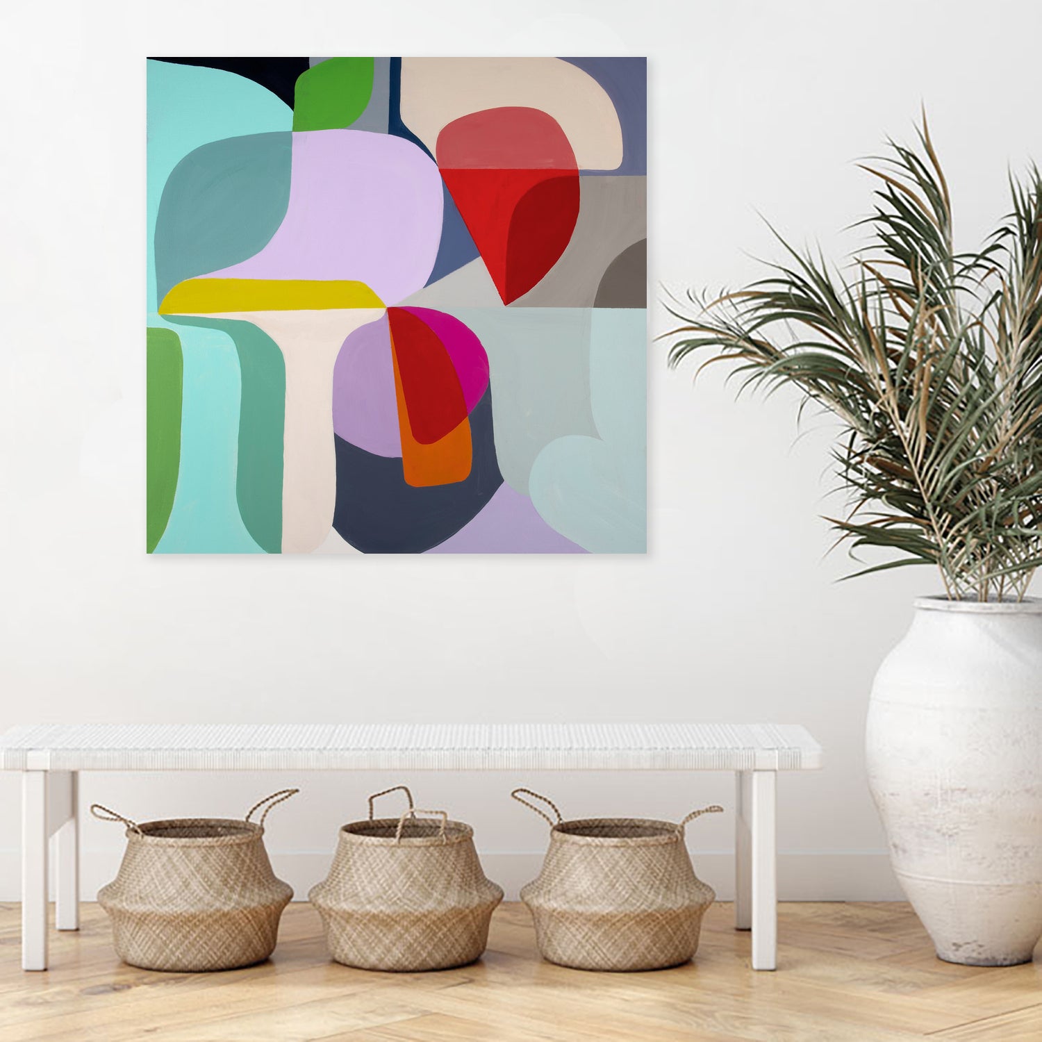 Breaking Ground by Marion Griese on GIANT ART - red abstract