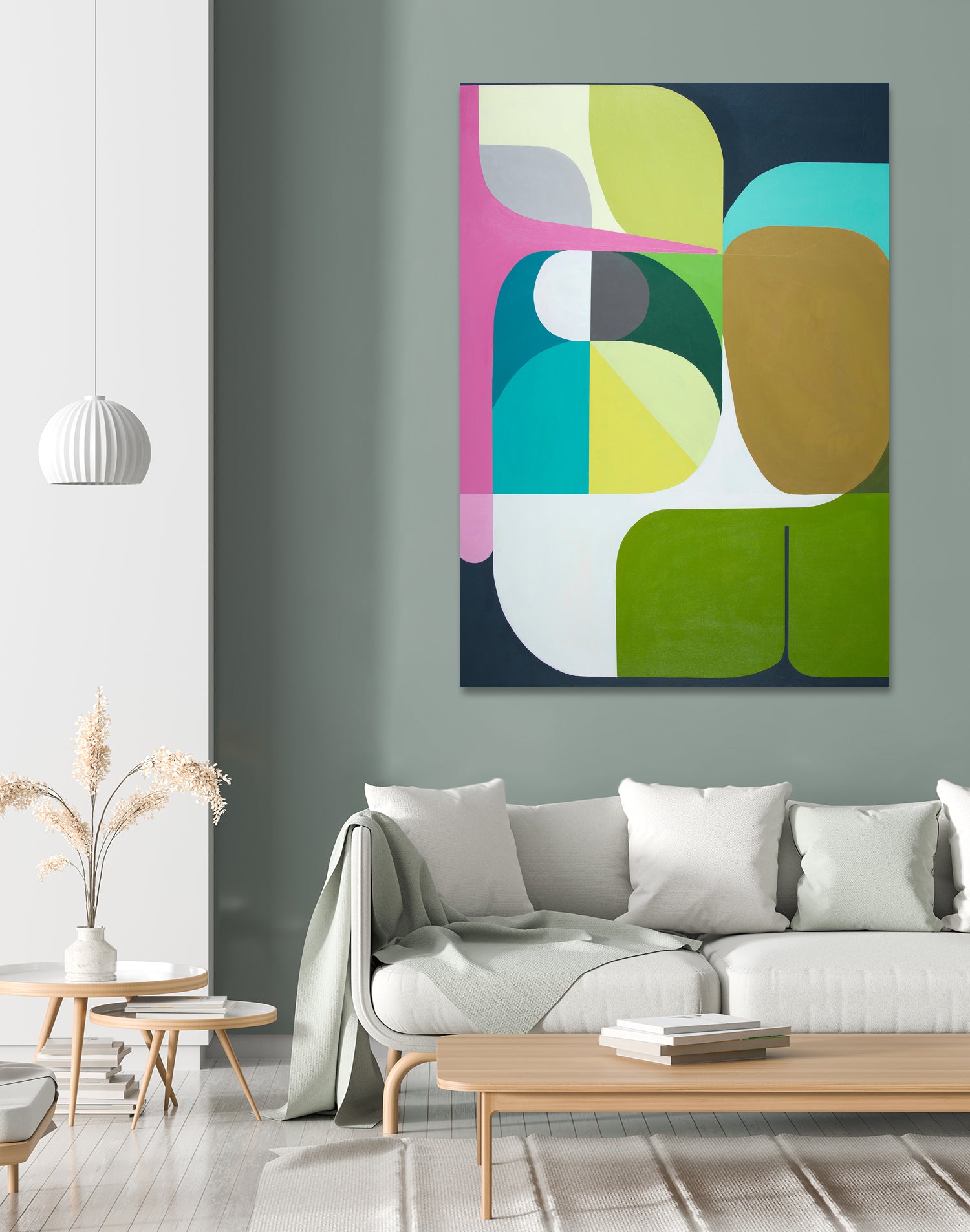 Journey by Marion Griese on GIANT ART - green abstract