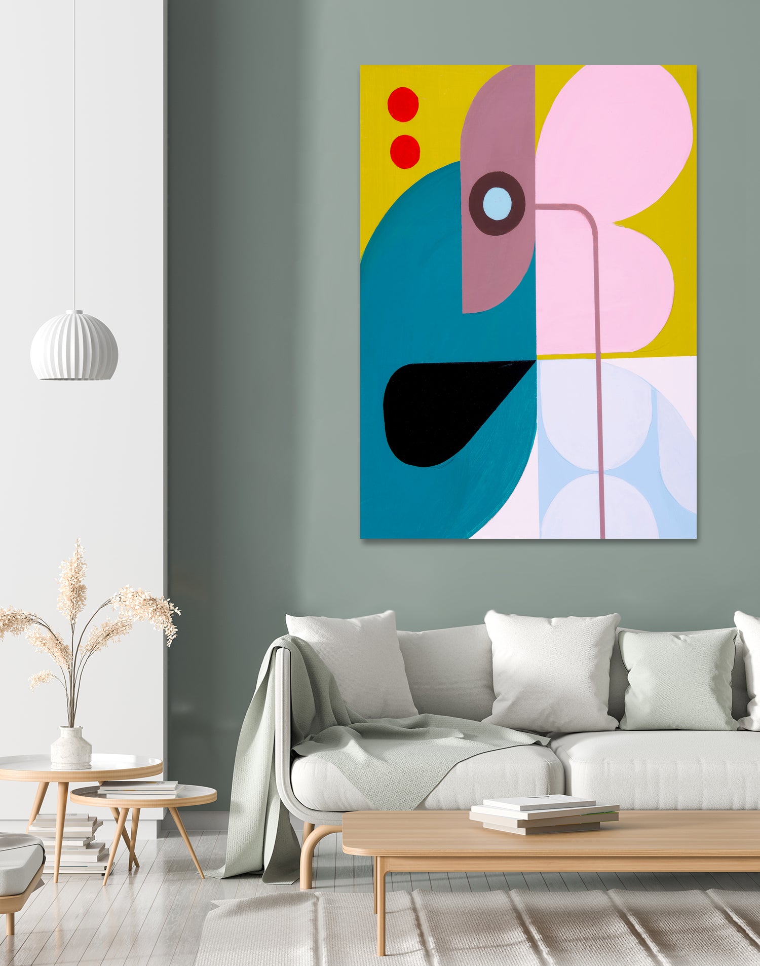 Running Towards the Sun 5 by Marion Griese on GIANT ART - pink abstract