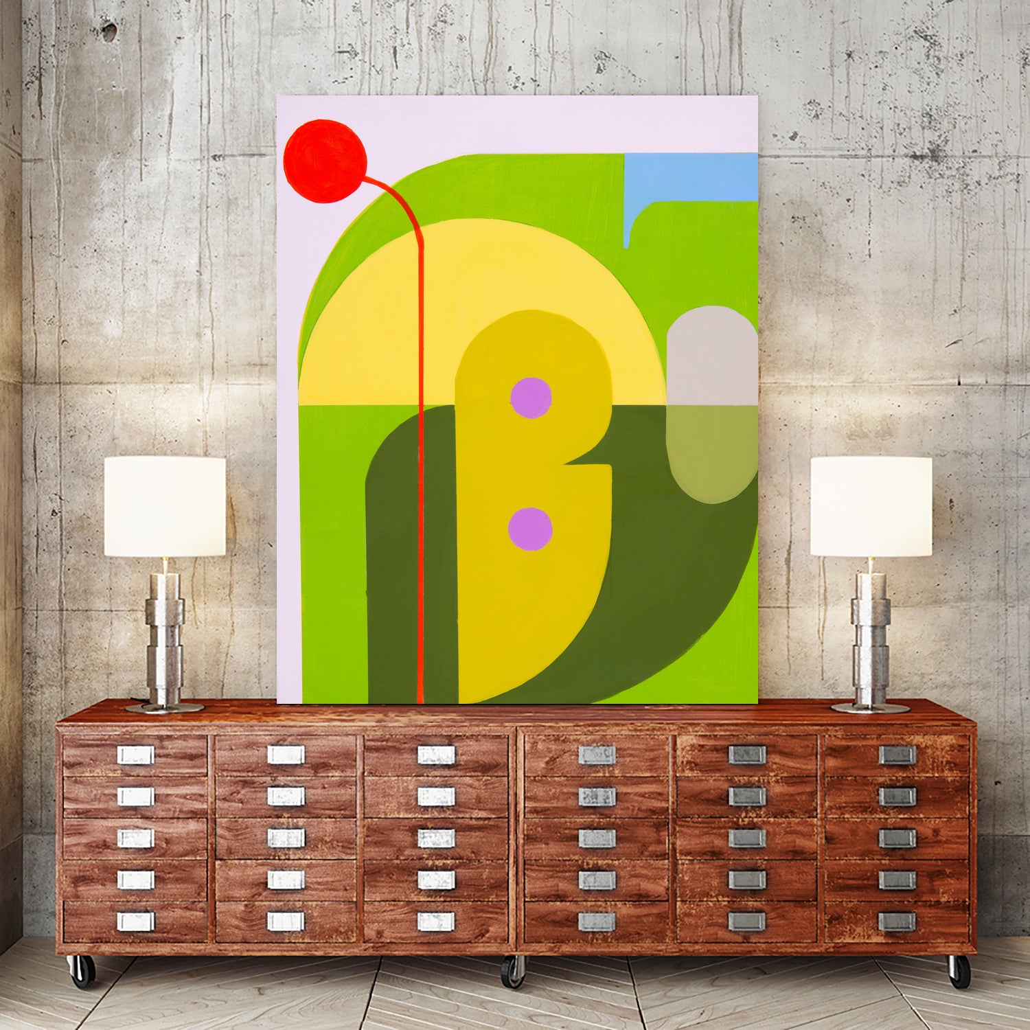 Running Towards the Sun 7  by Marion Griese on GIANT ART - yellow abstract