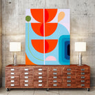 Running Towards the Sun 10 by Marion Griese on GIANT ART - orange abstract