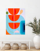 Running Towards the Sun 10 by Marion Griese on GIANT ART - orange abstract